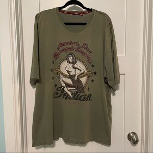 Indian Motorcycle distressed T-shirt! 3x! XXXL! Graphic tee. Vintage t-shirt